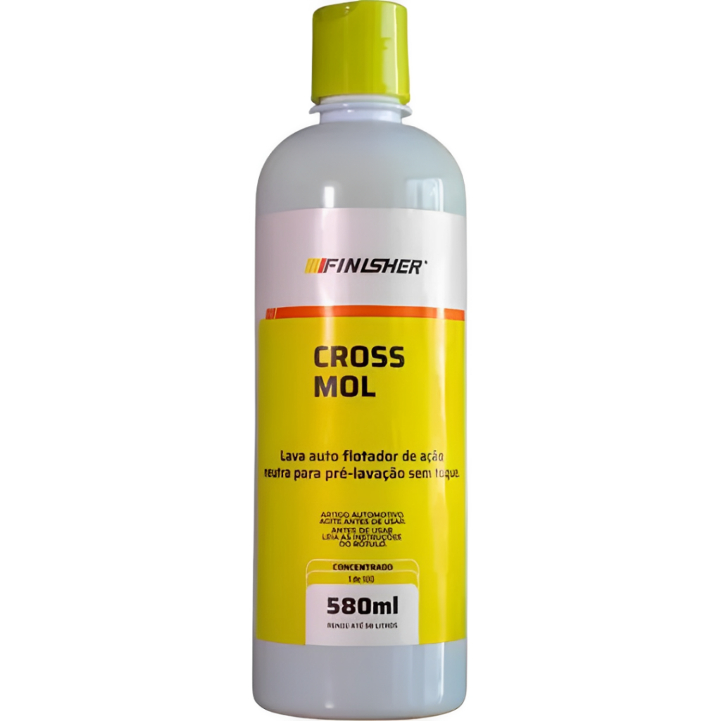 Cross Mol Finisher Shampoo Automotivo Limpeza Pesada 580ml em Oferta na Shopee