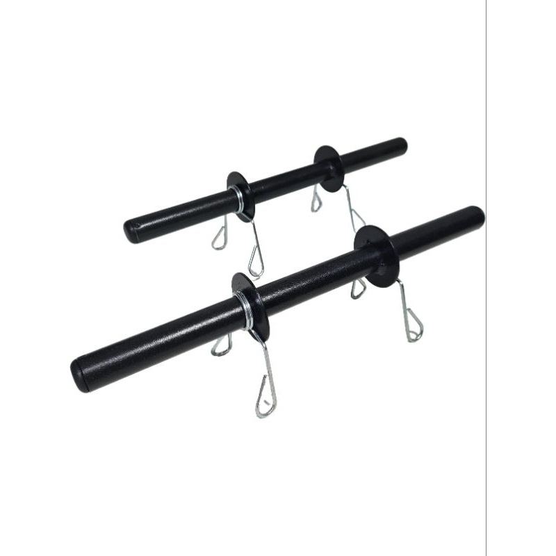 Par barra oca 40cm com presilhas halteres anilhas academia musculação