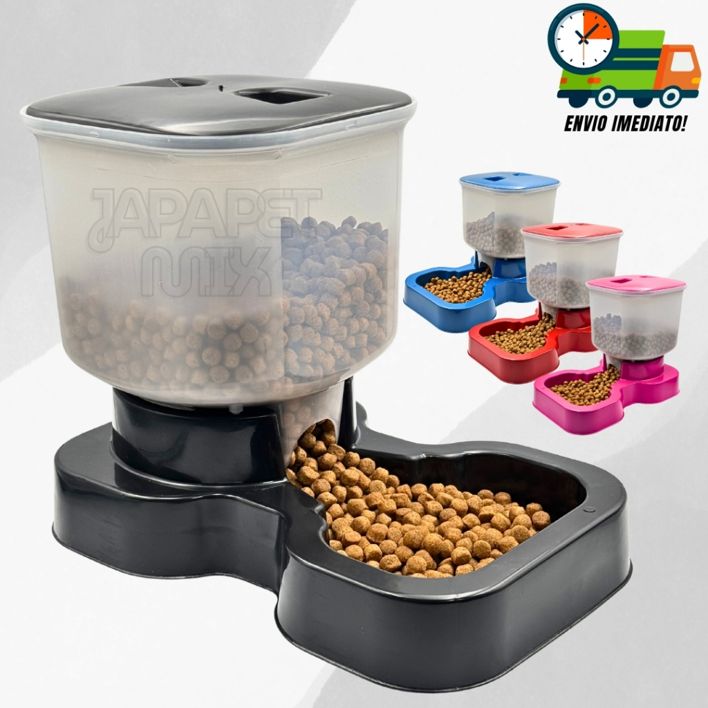 Comedouro Automático Para Cachorros Cães Gatos 8 Litros/3,5kg Tratadouro Promoção Envio Imediato