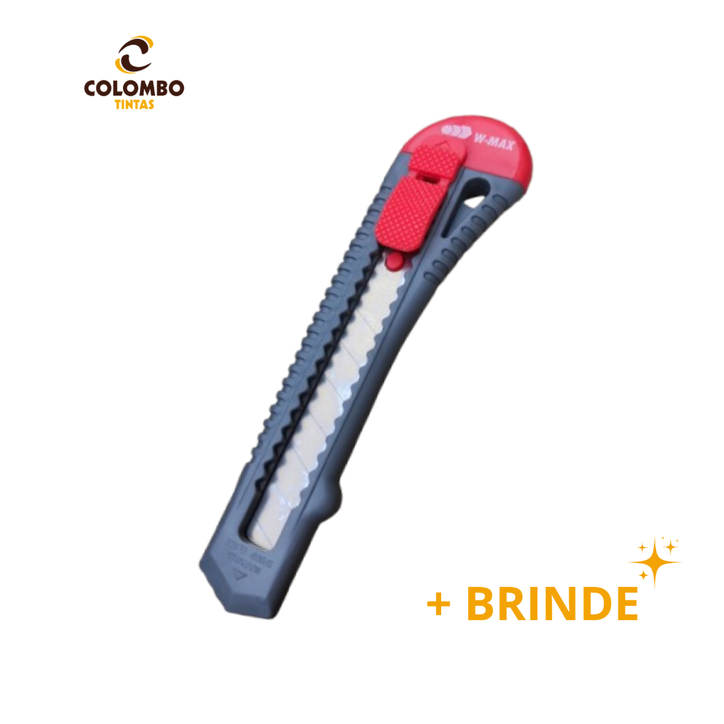 Estilete Wurth 18mm W-MAX + Brinde Grátis | Corte Rápido e Seguro para Manutenção e Artesanato