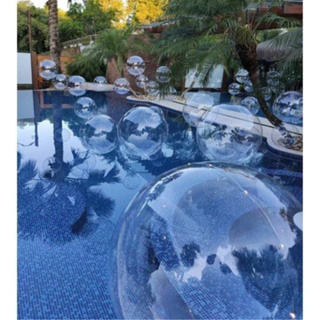 Balão Bubble Decorativo 10/18/24 Polegadas  - Cristal - Kit 15 Unidades em Oferta na Shopee