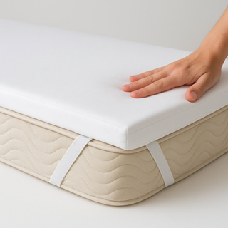 Pillow Top para Mini Berço Espuma da NASA com zíper 0,38cm x 0,86cm Branca em Oferta na Shopee