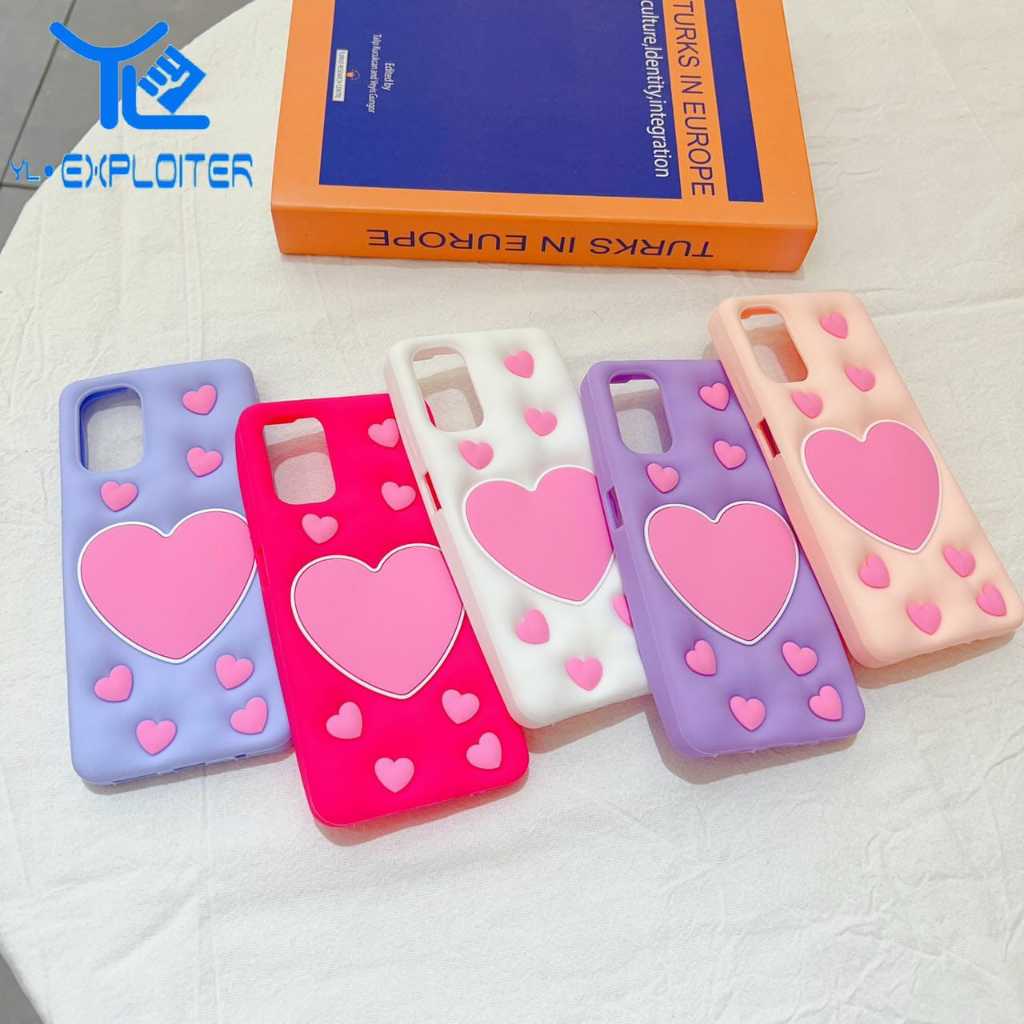 Capa Emborrachada CORAÇÃO E BORBOLETA  Para Samsung A05 A05S A26 A36 A56 (XPA) em Oferta na Shopee