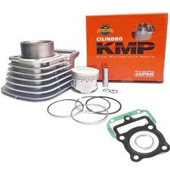 Kit Cilindro Kmp Honda Cg Titan 125 2002 A 20O8 Nxr Bros 125 2003 A 2005 Original Completo