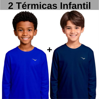 Kit com 2 Camisetas  Fenix Infantil proteção solar UV 50+ Segunda pele em Oferta na Shopee