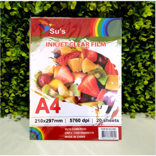 20/40/60/80 Transparência Acetato Clear Film Para Fotolito Arte Final para Impressora Jato de Tinta em Oferta na Shopee