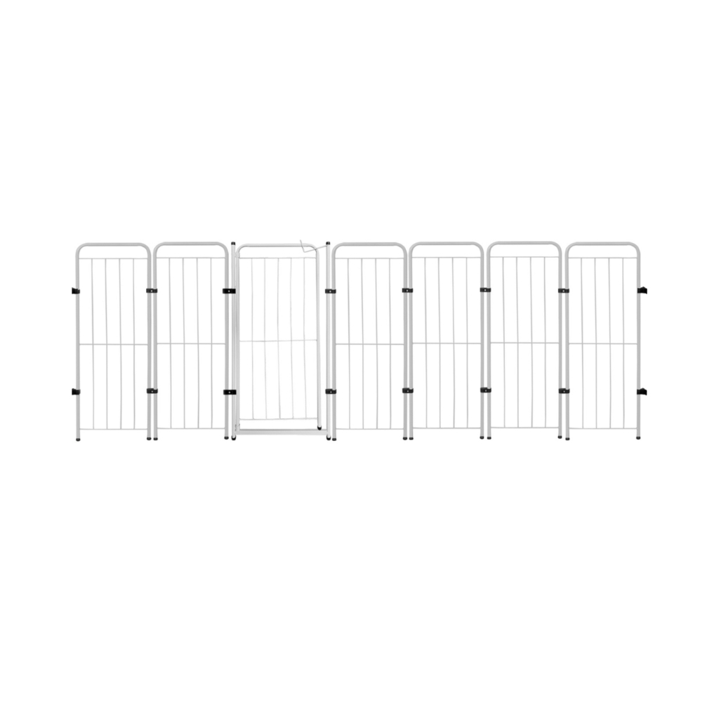 Cercado Pet Dobrável 98cm Portão + 6 Módulos em Oferta na Shopee