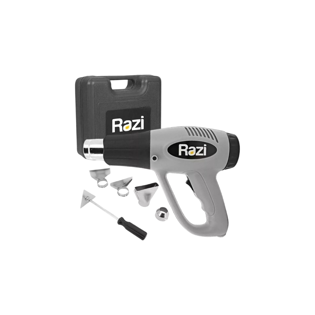 Soprador Térmico Ar Quente C/ Maleta e Acessórios 1500/2000w 300 À 550°c - Razi em Oferta na Shopee