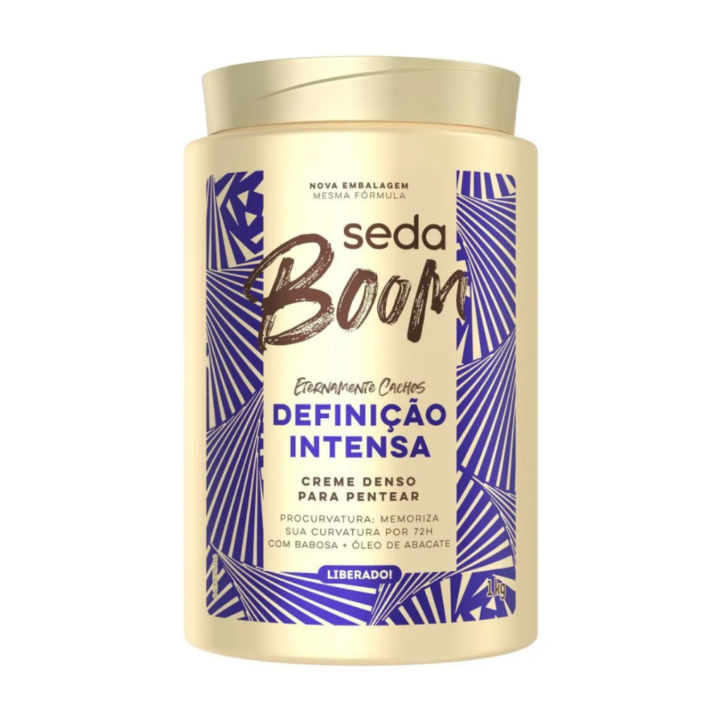 Creme Para Pentear Seda Boom Definição Intensa 1kg em Oferta na Shopee