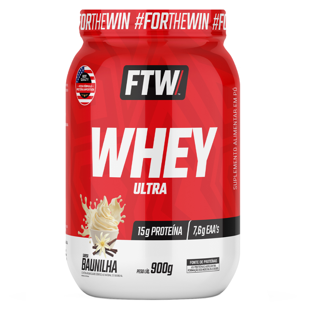 Whey Ultra Protein Concentrado Pote 900g FTW