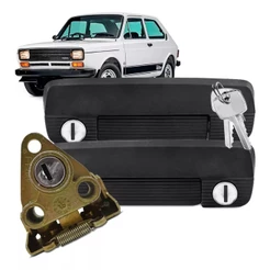 Kit Maçaneta Externa E Fechadura Mala Fiat 147 1976 A 1986 Oggy Panorama