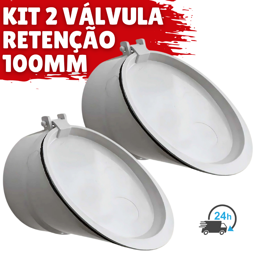 2 Valvulas Retenção De Esgoto 100mm Tampa Antirretorno Esgoto Válvula Contra Retorno Esgoto