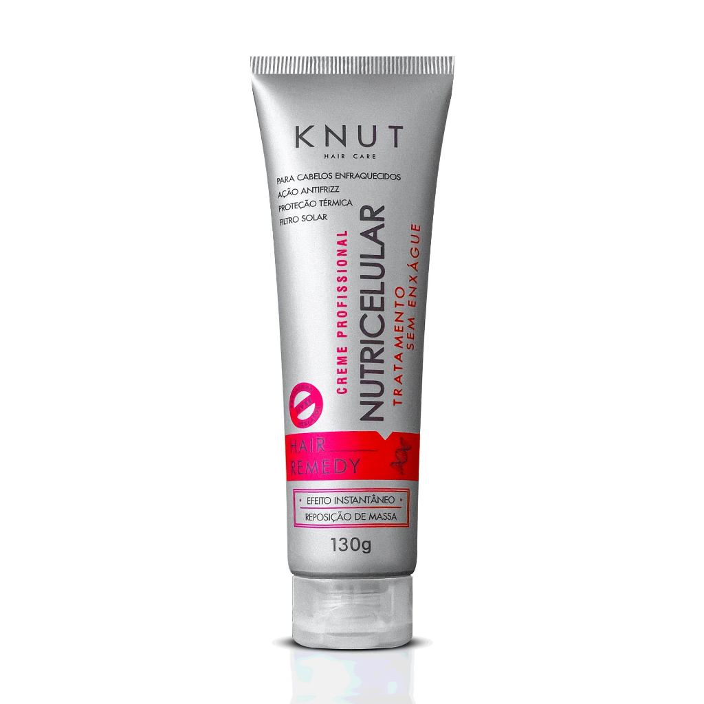 Knut Hair Tratamento Capilar Remedy Nutricelular 130g em Oferta na Shopee