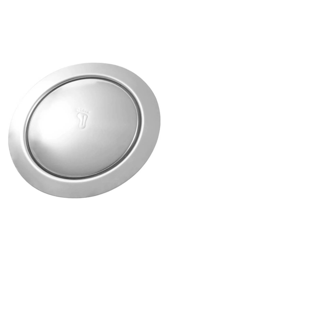 Ralo Click Redondo Inox 9,5x9,5 Cm (padrão) + Caixilho em Oferta na Shopee