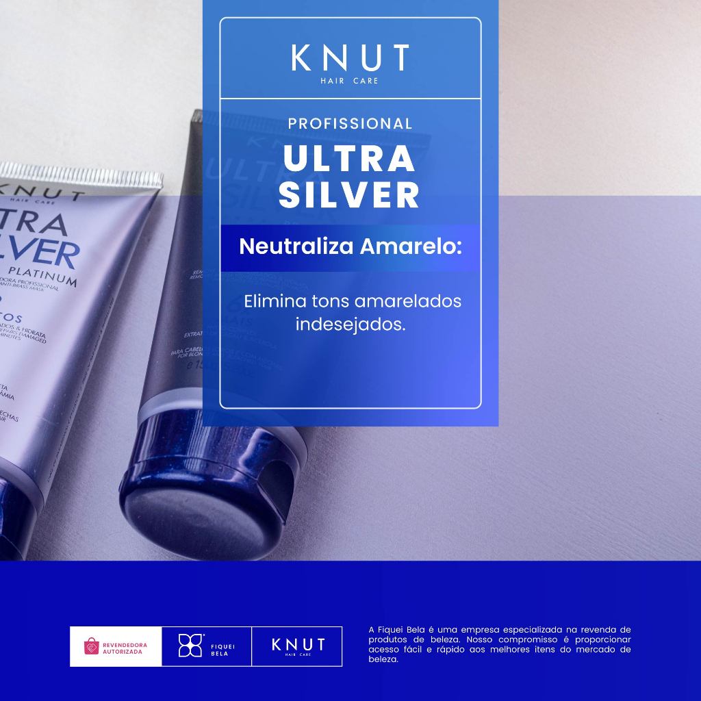 Detalhes do Knut Ultra Silver Tratamento Capilar Platinum 150g