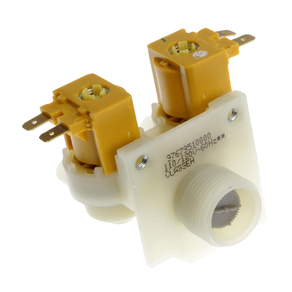 Válvula Dupla de Entrada de Água 127V - Lavadoras de roupas Brastemp/Consul em Oferta na Shopee