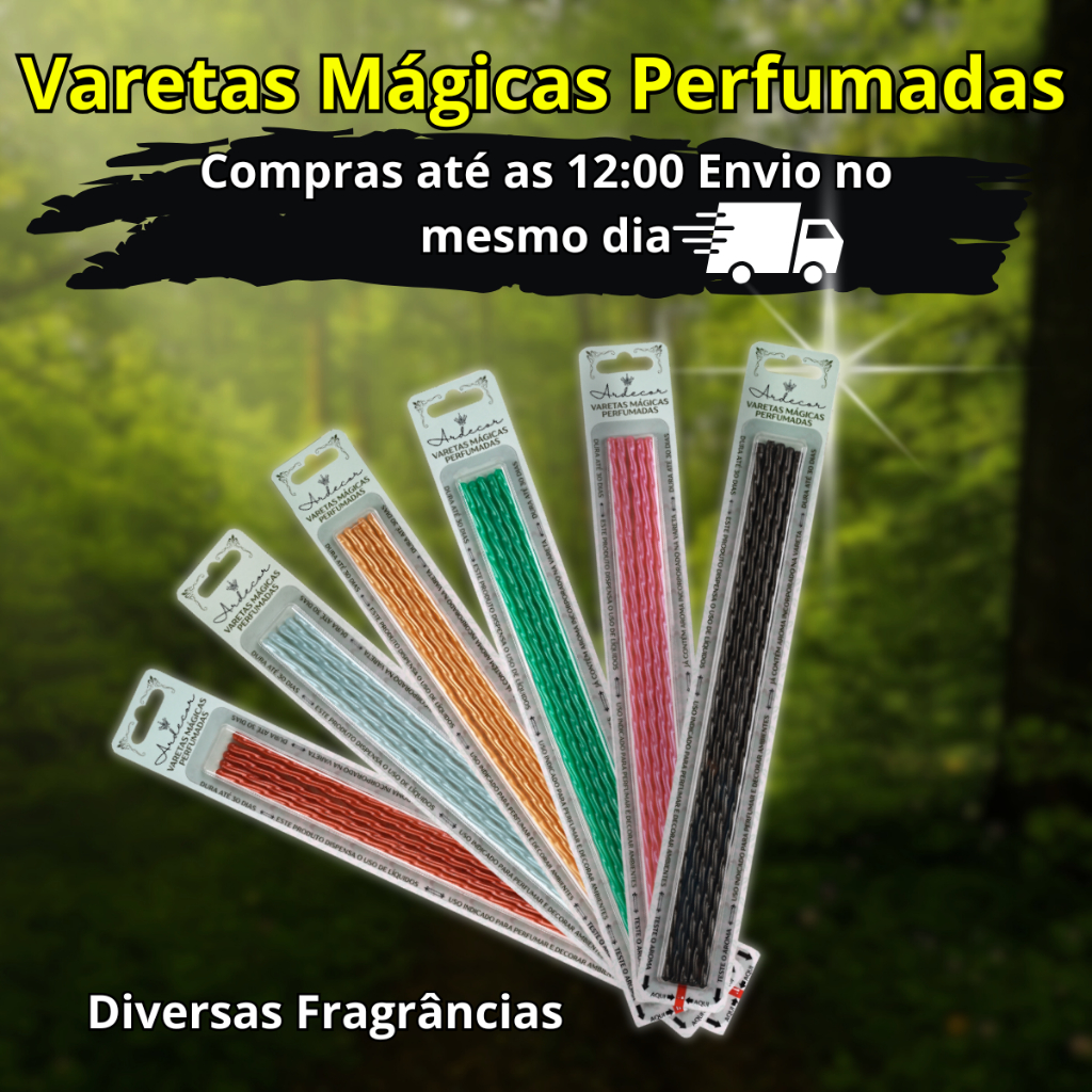 Varetas Mágicas Perfumadas Ardecor Odorizador  Aromáticas Armários Gavetas Carros Banheiro Bolsas Escolha A Fragrância