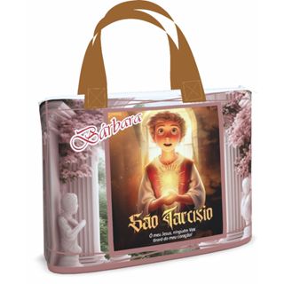Bolsa Sacola Pasta Ecobag 45x35 São Tarcísio_Coroinhas em Oferta na Shopee