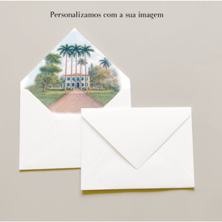 Envelope com Forro Personalizado -  HORIZONTAL - Envie sua imagem em Oferta na Shopee
