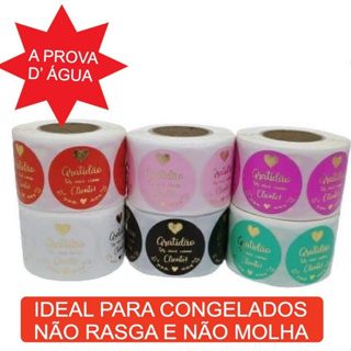Etiqueta Gratidão Ter Voce Como Cliente 4cm Exclusiva Com Escrita Metalizada Lacre Selo Sacola em Oferta na Shopee