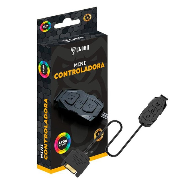 Mini Controladora Argb Fan Sem Controle Clanm