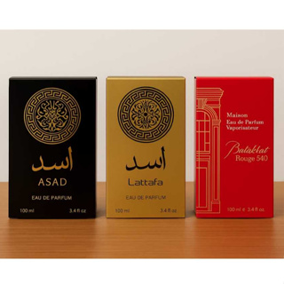 Kit 3 Perfume Árabe Masculino 100ml cada amadeirados em Oferta na Shopee