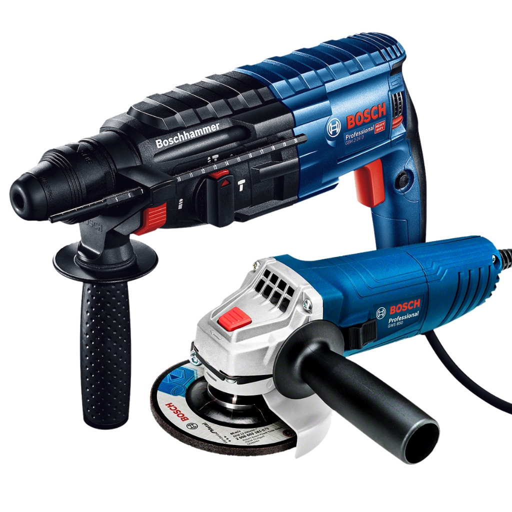 Martelete GBH 2-24 D + Esmerilhadeira GWS 850 Bosch Combo em Oferta na Shopee