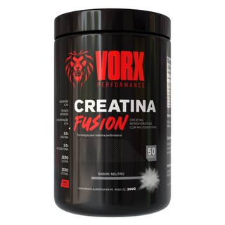 Creatina Fuse 300g Vorx - Creatina Monohidratada - Creatine com sabor - Creatina barata