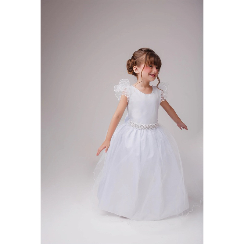 Vestido infantil menina juvenil Amanda luxo DEBUTANTE FORMATURA dama BATIZADO CASAMENTO  Crisma 1ª comunhão