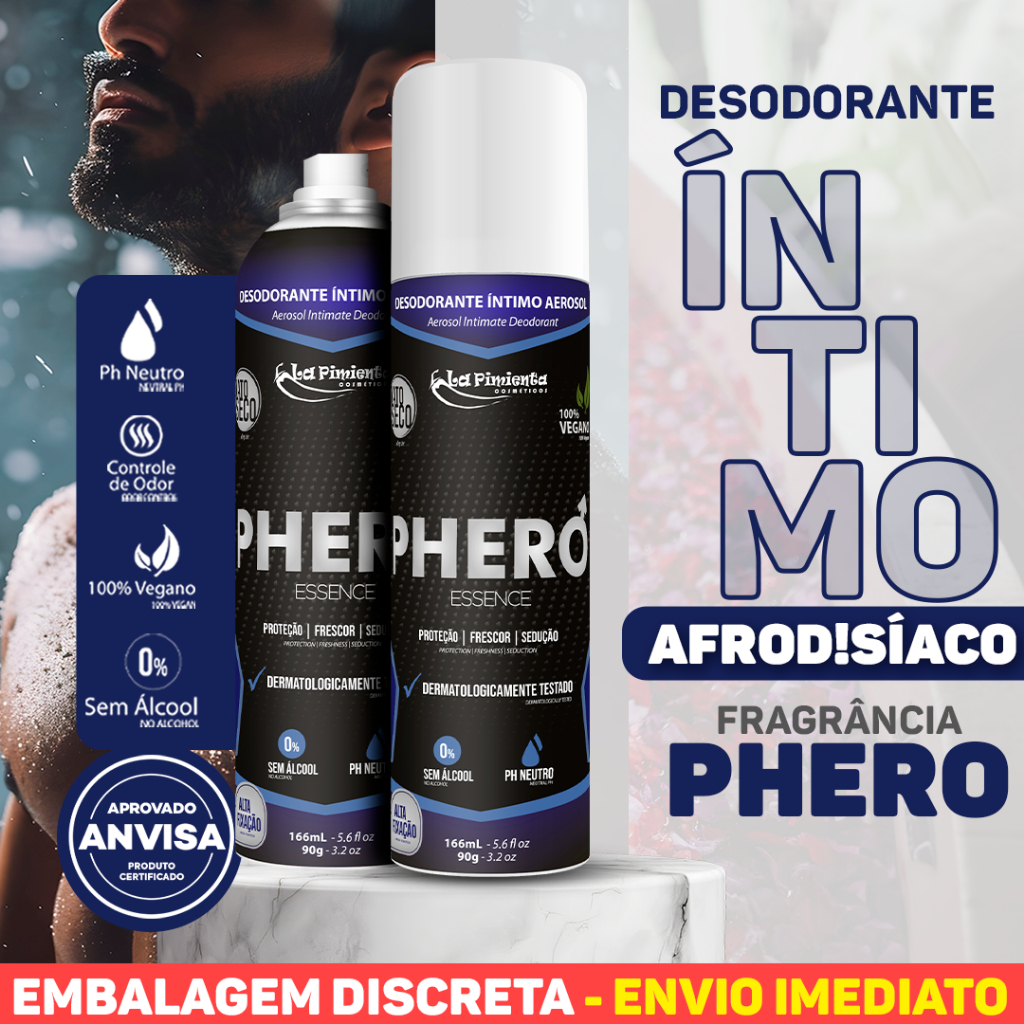 DESODORANTE INTÍMO MASCULINO ANTI ODOR SINTA SE PROTEGIDO ANTES DA HORA H