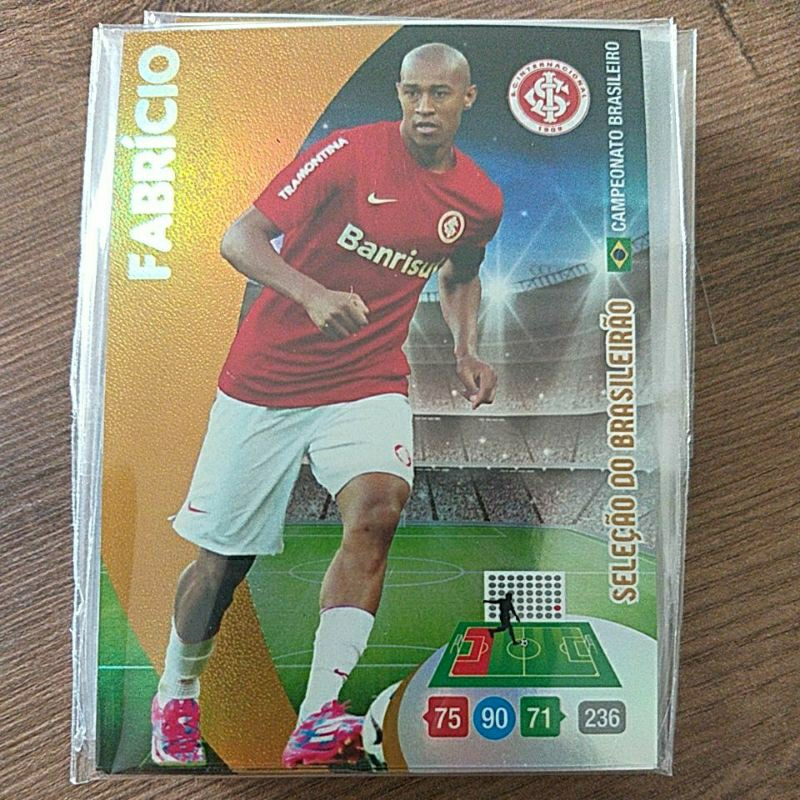 Card 375 SELEÇÃO DO BRASILEIRÃO - FABRÍCIO, Panini Adrenalyn XL do Campeonato Brasileiro de 2014