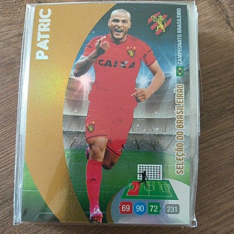 Card 377 SELEÇÃO DO BRASILEIRÃO - PATRIC, Panini Adrenalyn XL do Campeonato Brasileiro de 2014