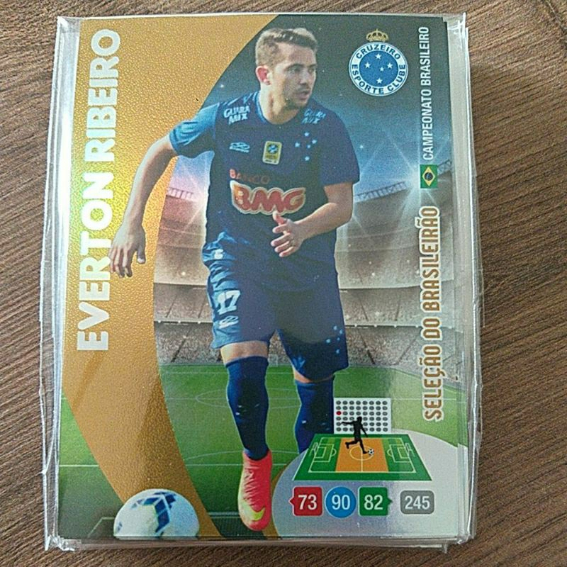 Card 380 SELEÇÃO DO BRASILEIRÃO - EVERTON RIBEIRO, Panini Adrenalyn XL do Campeonato Brasileiro de 2014