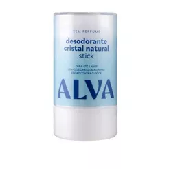 Desodorante Alva Personal Care Stick Cristal Natural 120g Sem Fragrância Eficaz Contra Odor