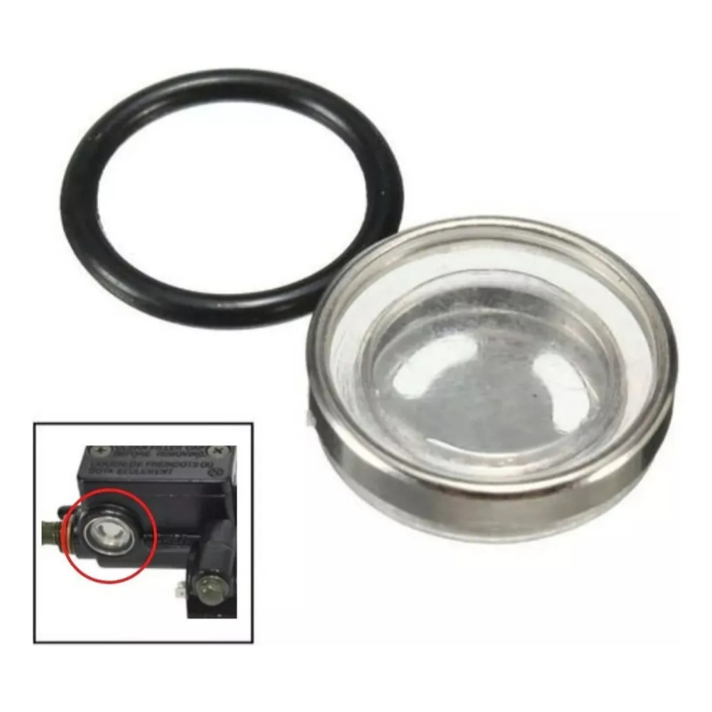 Visor Lente Cilindro Mestre/burrinho Freio Universal 18mm em Oferta na Shopee