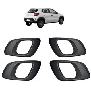 Kit 4 Maçanetas Gatilho Puxador Interno Kwid Haste Curva em Oferta na Shopee