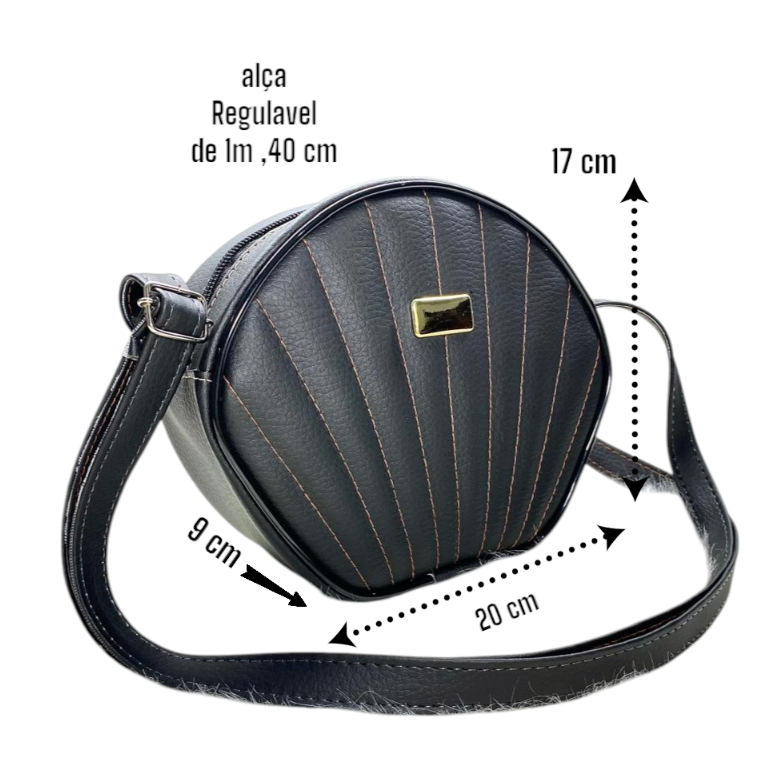 Bolsa Transversal feminina Concha Do Mar Pequena Moda Elegante ou Casual em Oferta na Shopee
