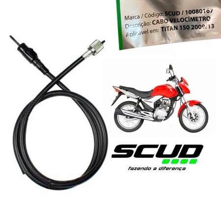 Cabo Velocímetro TITAN 150 2009 até 2013 - SCUD
