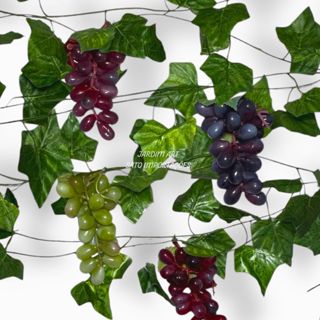 Parreira de Uvas Artificiais Realista - Decoração para Casa, Área Gourmet e Eventos em Oferta na Shopee