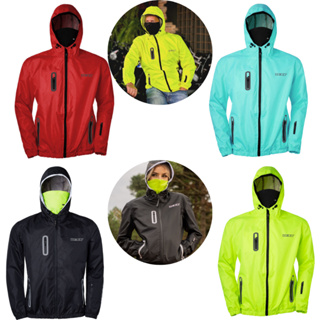 Jaqueta Corta Vento Moto Caminhada Corrida Academia Resistente a Água Texx Neon Com Balaclava em Oferta na Shopee