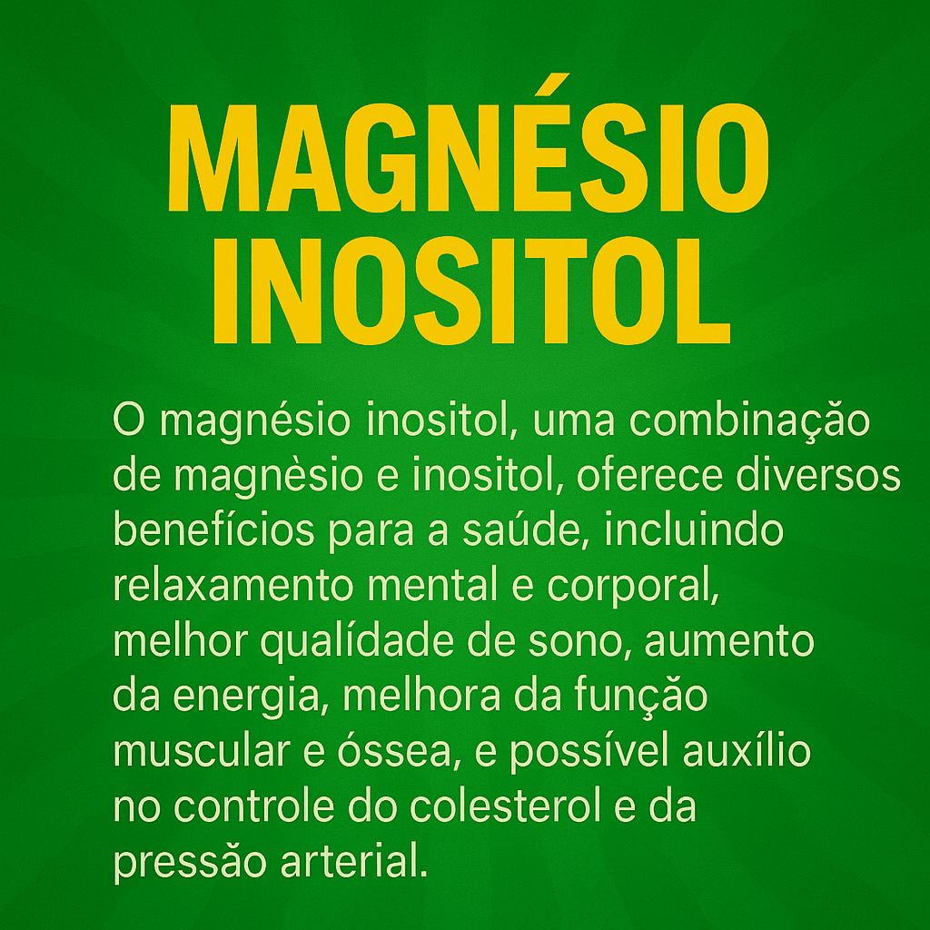 Suplemento TRI MAGNÉSIO / TAURATO / QUELATO/ DIMALATO / VITAMINA B6 / INOSITOL 120 CÁPSULAS 500 MG — imagem 2 de 2