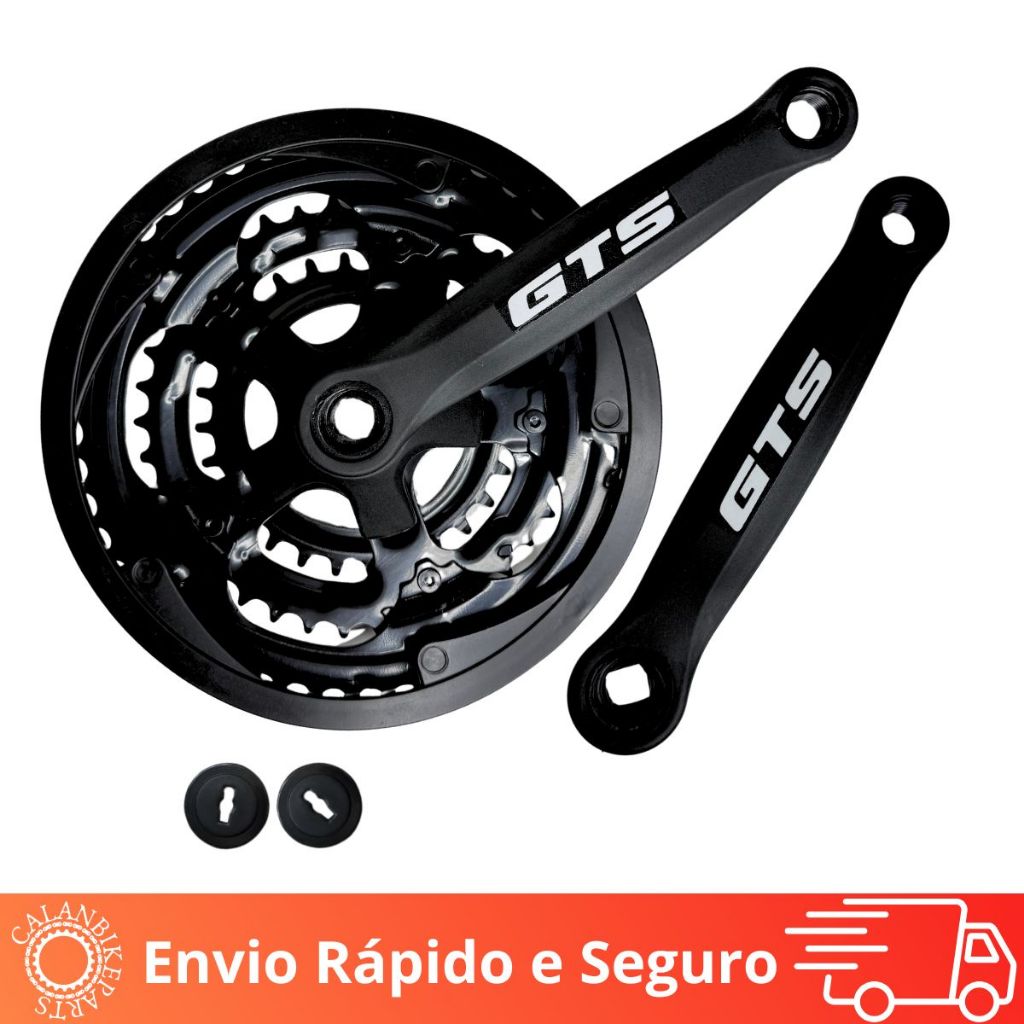 Pedivela 28/38/48 Dentes Coroa Tripla Relação 3x1 Completo Bicicleta 26/29