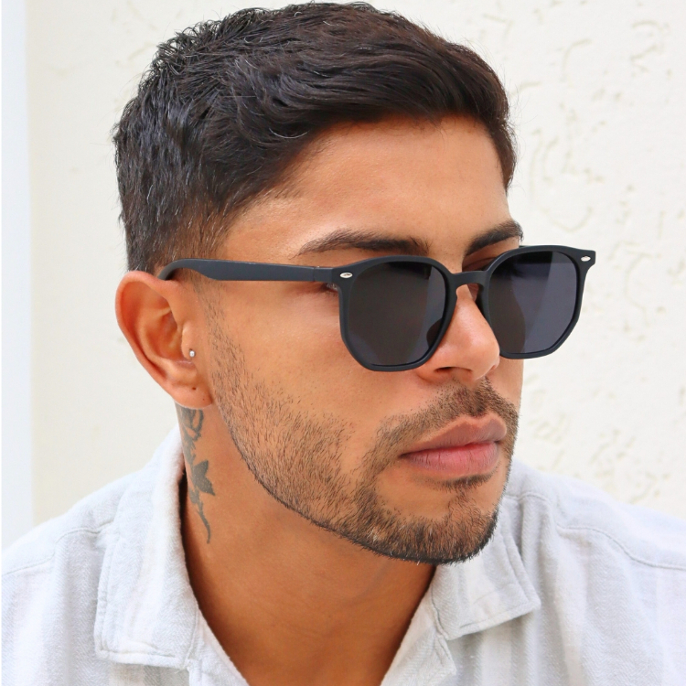 Óculos de Sol Tulum Hexagonal Premium Mais Vendido Flexível Praia Verão uv400 Feminino Mas...