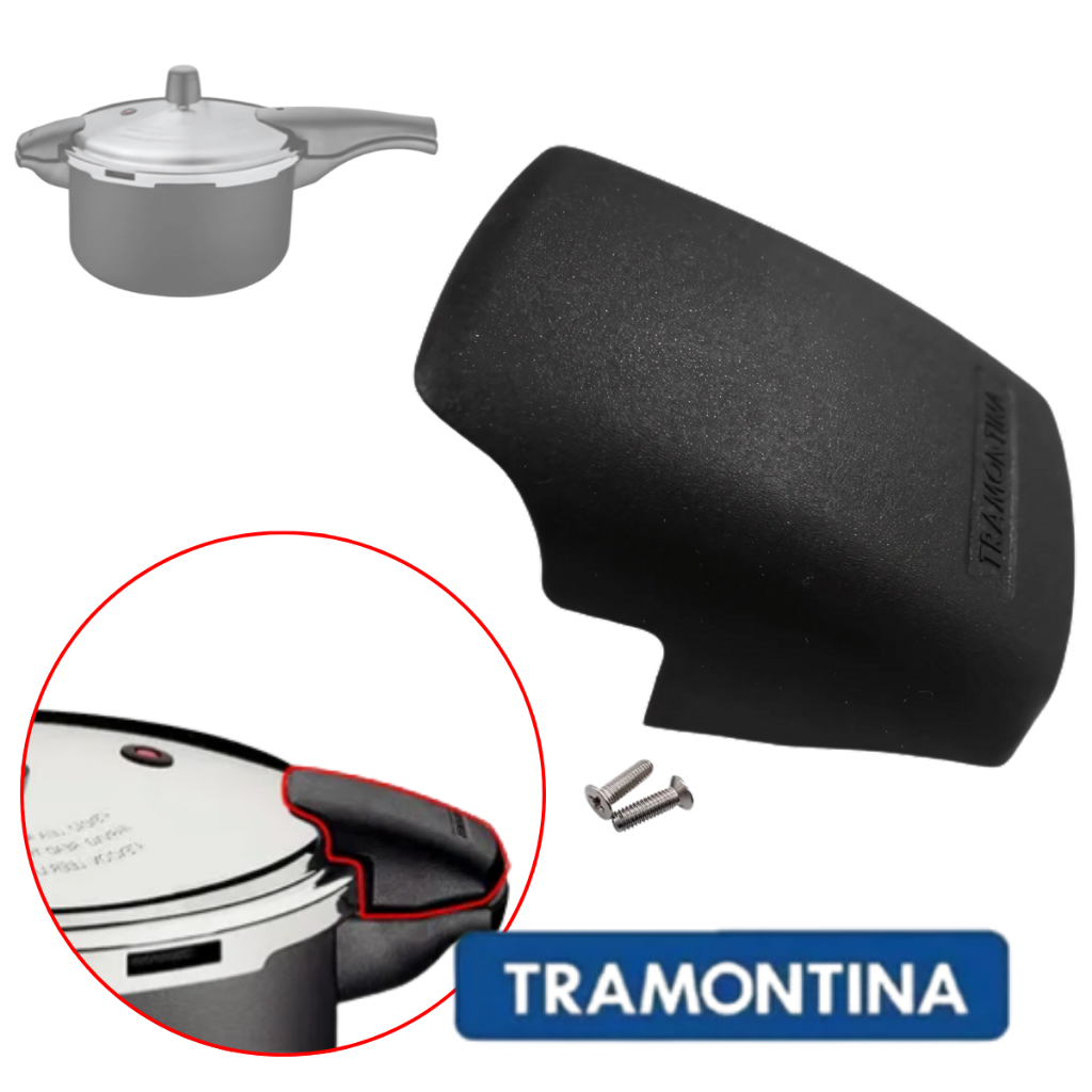 Alça da Tampa Tramontina 6 Litros Pegador Superior Cabo Vancouver Panela Pressão Fechamento Externo em Oferta na Shopee