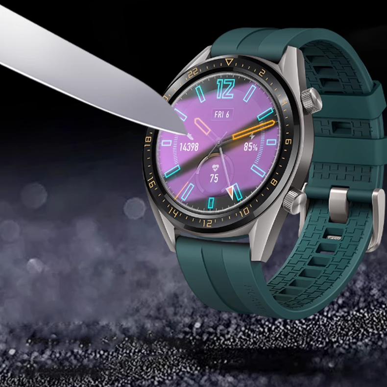 Compatível com relógios Garmin Forerunner 45S/55/165/245/255/255S/570/735/935/955/965/970,Película de vidro