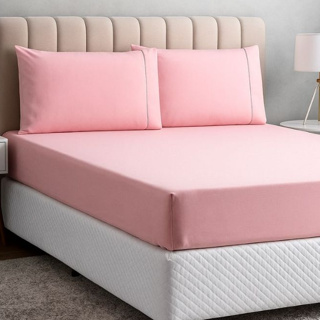 Jogo De lençol 100% Algodão Ponto Palito Casal Queen 3 Peças -  PROMOÇÃO em Oferta na Shopee