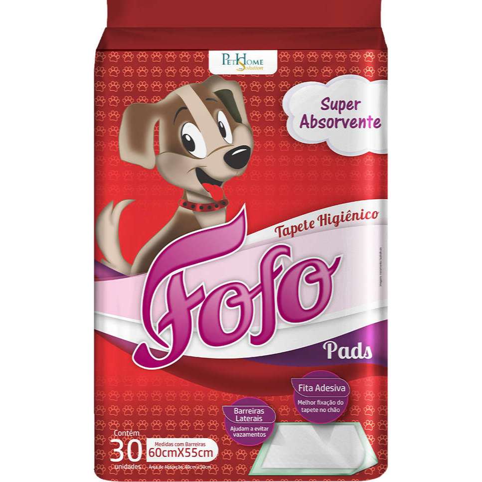 Tapete Higiênico para Cães Fofo Pads 30 Unidades