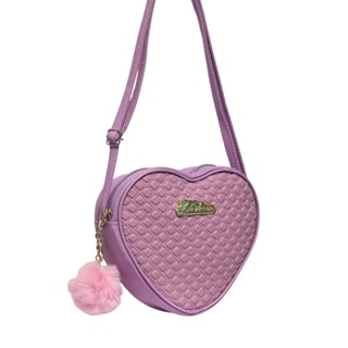 Bolsa Feminina Coração Bolsinha Transversal com alça regulável em Oferta na Shopee