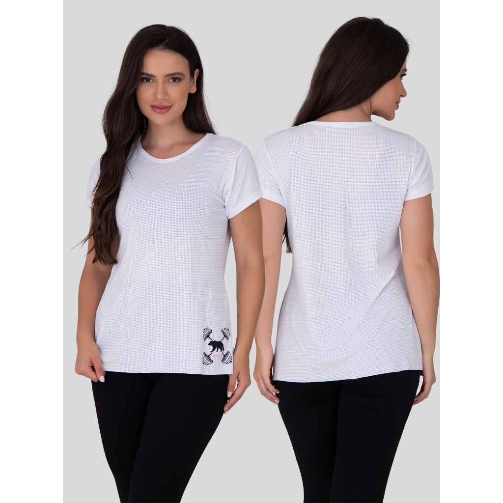 Blusa Feminina Dry Fit Academia Moda Feminina Fitness Esportiva