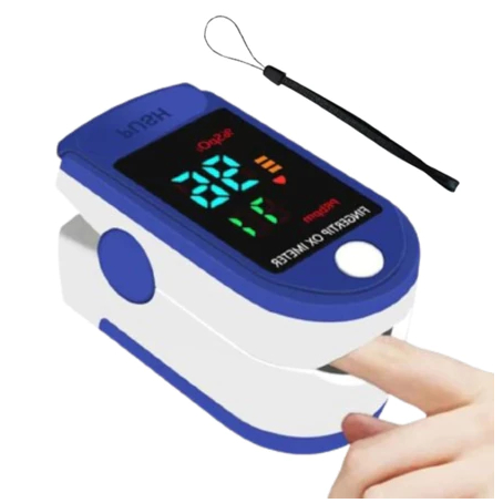 Oxímetro de Dedo de Pulso Digital Batimento Cardíaco Monitor de Frequência